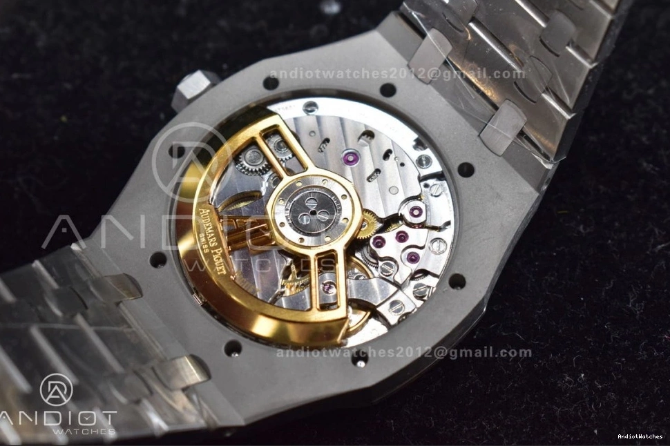 SS Best Oak 445 Edition Bracelet 1:1 A4302 APSF Clone SS Blue Super Lightweight 15500 Dial 41mm Textured Royal on 0116